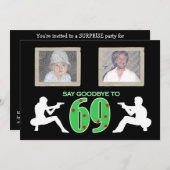 Mafia Style Foto 70th Birthday Celebration Kaart (Voorkant / Achterkant)
