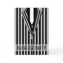 Mafia Suit Bachelor Party Invitation