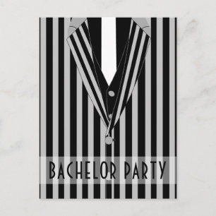 Mafia Suit Bachelor Party Invitation Uitnodiging Briefkaart