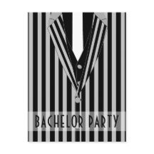 Mafia Suit Bachelor Party Invitation