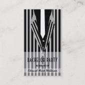 Mafia Suit, Bachelor Party Ticket Invitation (Voorkant)