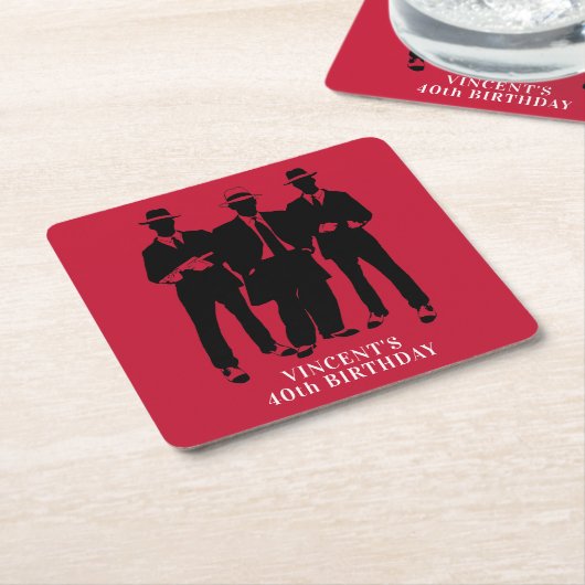 Mafia ThMED Kartonnen Onderzetters (Schuin)