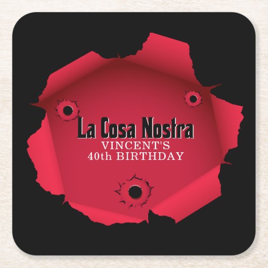 Mafia ThMED Kartonnen Onderzetters (Voorkant)