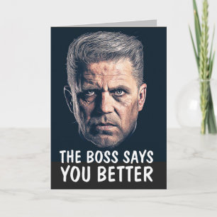 MAFIA VADERDAG FUNNY GANGSTER CARD KAART