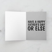 MAFIA VADERDAG FUNNY GANGSTER CARD KAART (Binnen)