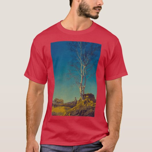 mafield parrish art nouveau retro t-shirt (Voorkant)