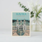 Mafra Nationaal Paleis, architectonische grandeur Briefkaart (Staand voorkant)