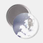 MAG003 Winter Uil Magneet (Voorkant / Achterkant)