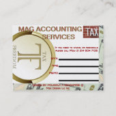 MAG ACCOUNTING TAX SERVICES MOISOLA AGBADAMOSI VISITEKAARTJE (Achterkant)