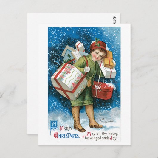 Mag al uw uren worden gevlekt met vreugde briefkaart (Voorkant / Achterkant)