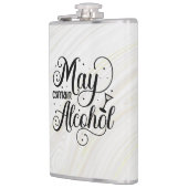 Mag alcohol bevatten heupfles (Links)