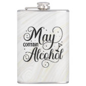 Mag alcohol bevatten heupfles (Voorkant)