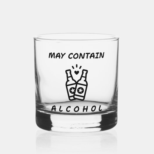 Mag Alcohol Bevatten Rokt Glas – Klinkende Flessen (Voorkant)