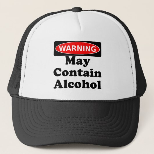 Mag alcohol bevatten trucker pet (Voorkant)