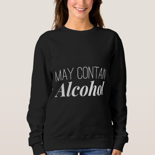 Mag alcohol bevatten trui (Voorkant)