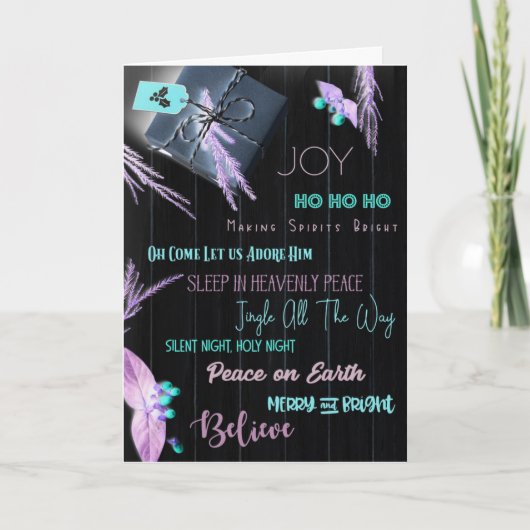 MAG "ALLES" UW CHRISTMAS WENSEN WAAR TE WORDEN KAART (Voorkant)