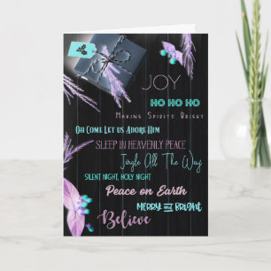 MAG "ALLES" UW CHRISTMAS WENSEN WAAR TE WORDEN KAART