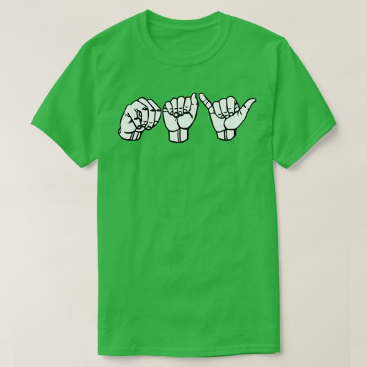 MAG ASL Sign Language Design T-shirt (Design voorkant)