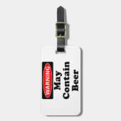 Mag bier bevatten bagagelabel (Voorkant verticaal)