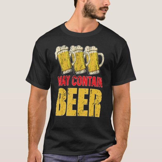 Mag bier Brewery Bre Bre bevatten T-shirt (Voorkant)