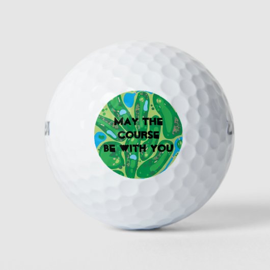 Mag de cursus bij u zijn? golfballen (Voorkant)