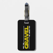 Mag de grind onder je liggen? bagagelabel (Achterkant verticaal)