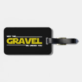 Mag de grind onder je liggen? bagagelabel (Achterkant horizontaal)