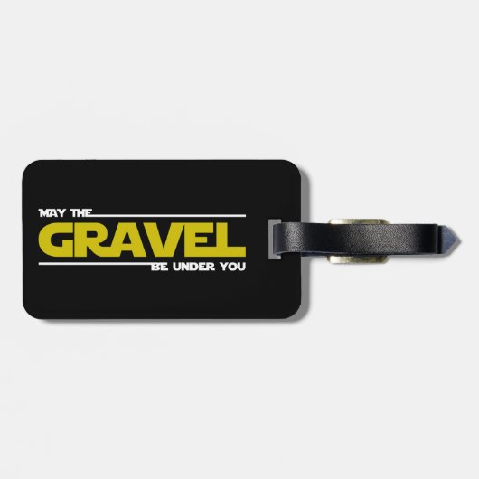 Mag de grind onder je liggen? bagagelabel (Achterkant horizontaal)