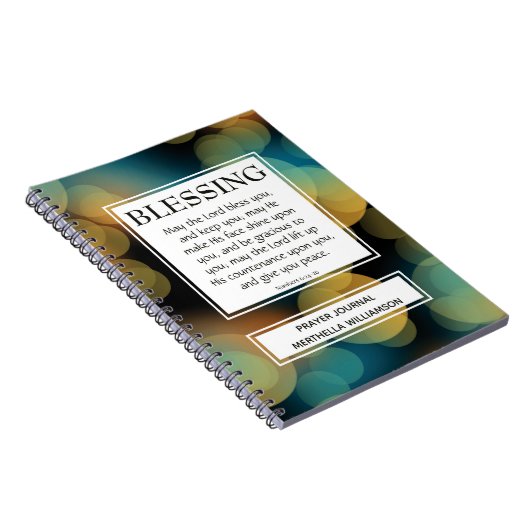 MAG DE LORD BLESS U 6:24-26 BEDRAGEN NOTITIEBOEK (Rechterzijde)