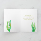 Mag de volgende dag Lily van de vallei bloemen vie Kaart (Binnen)