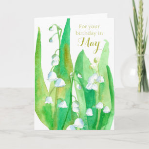 Mag de volgende dag Lily van de vallei bloemen vie Kaart