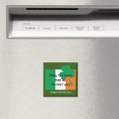 MAG DE WEG IERSE Vlag STOPEN DAG PATRICKS STIJGEN Magneet (Insitu (Vaatwasser))