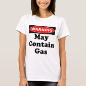 Mag gas bevatten t-shirt (Voorkant)