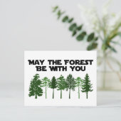 Mag het bos bij jou zijn? briefkaart (Staand voorkant)