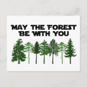 Mag het bos bij jou zijn? briefkaart (Voorkant)