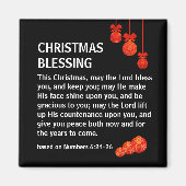 MAG HET LORD BLESS DAT JE 6 kerst telt Magneet (Voorkant)