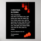 MAG HET LORD BLESS DAT JE 6 kerst telt Poster (Voorkant)