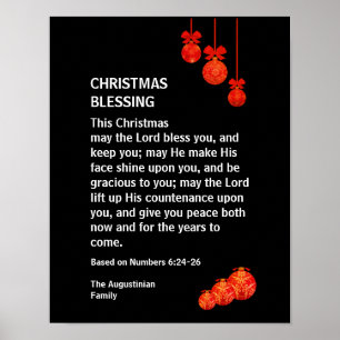 MAG HET LORD BLESS DAT JE 6 kerst telt Poster