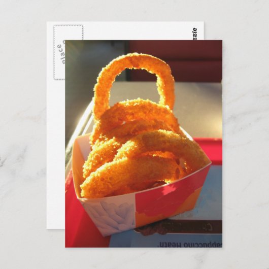 Mag ik daar een uienring mee hebben? briefkaart (Voorkant / Achterkant)