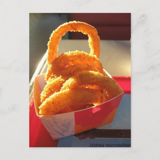 Mag ik daar een uienring mee hebben? briefkaart (Voorkant)