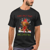 Mag ik dat Dawg Funny Kerstmis Weiner Daschun late T-shirt (Voorkant)