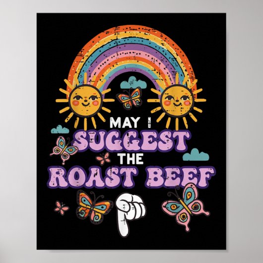 Mag ik de rosbief grappig ongepast A Poster (Voorkant)