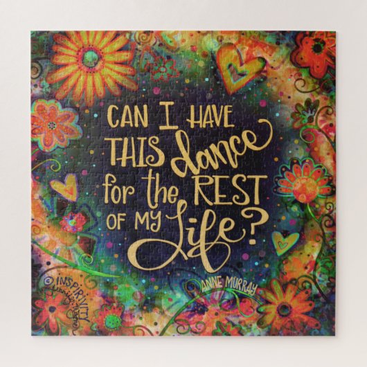 Mag ik deze dans hebben? "Inspiron" Jigzaag Puzzle Legpuzzel (Verticaal)