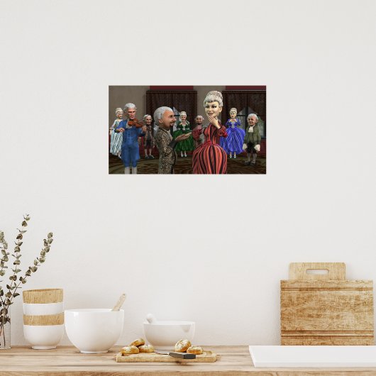 Mag ik deze dans hebben? - Klein Poster (Keuken)