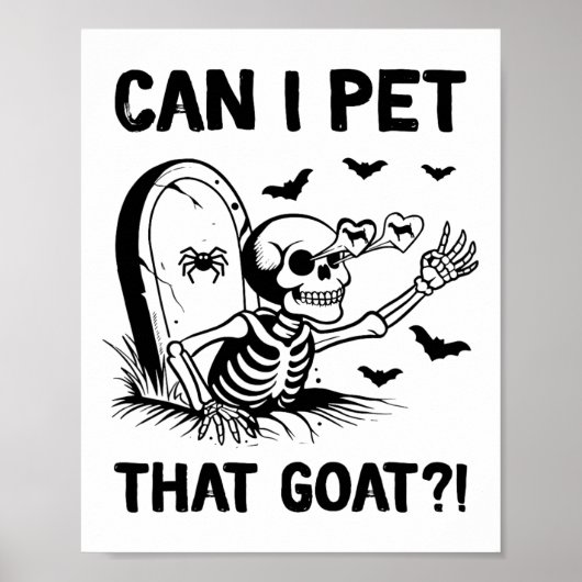 Mag ik die geit Halloween aaien? Poster (Voorkant)