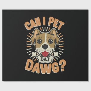 Mag ik die hond aaien cadeaupapier