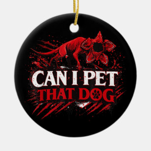 Mag ik die hond aaien Grappige hond liefhebber quo Keramisch Ornament