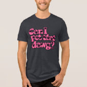 Mag ik die hond aaien? Tri-Blend shirt (Voorkant)