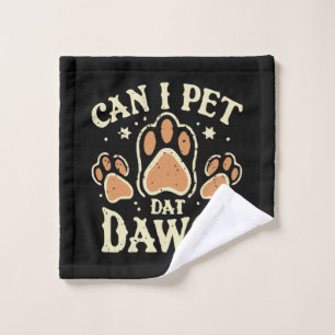 Mag ik die hond aaien washandje