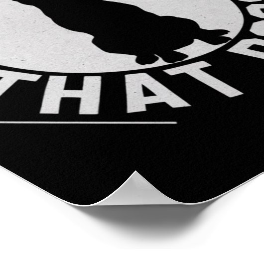 Mag ik die hond een grappige hondenliefhebber late poster (Hoek)